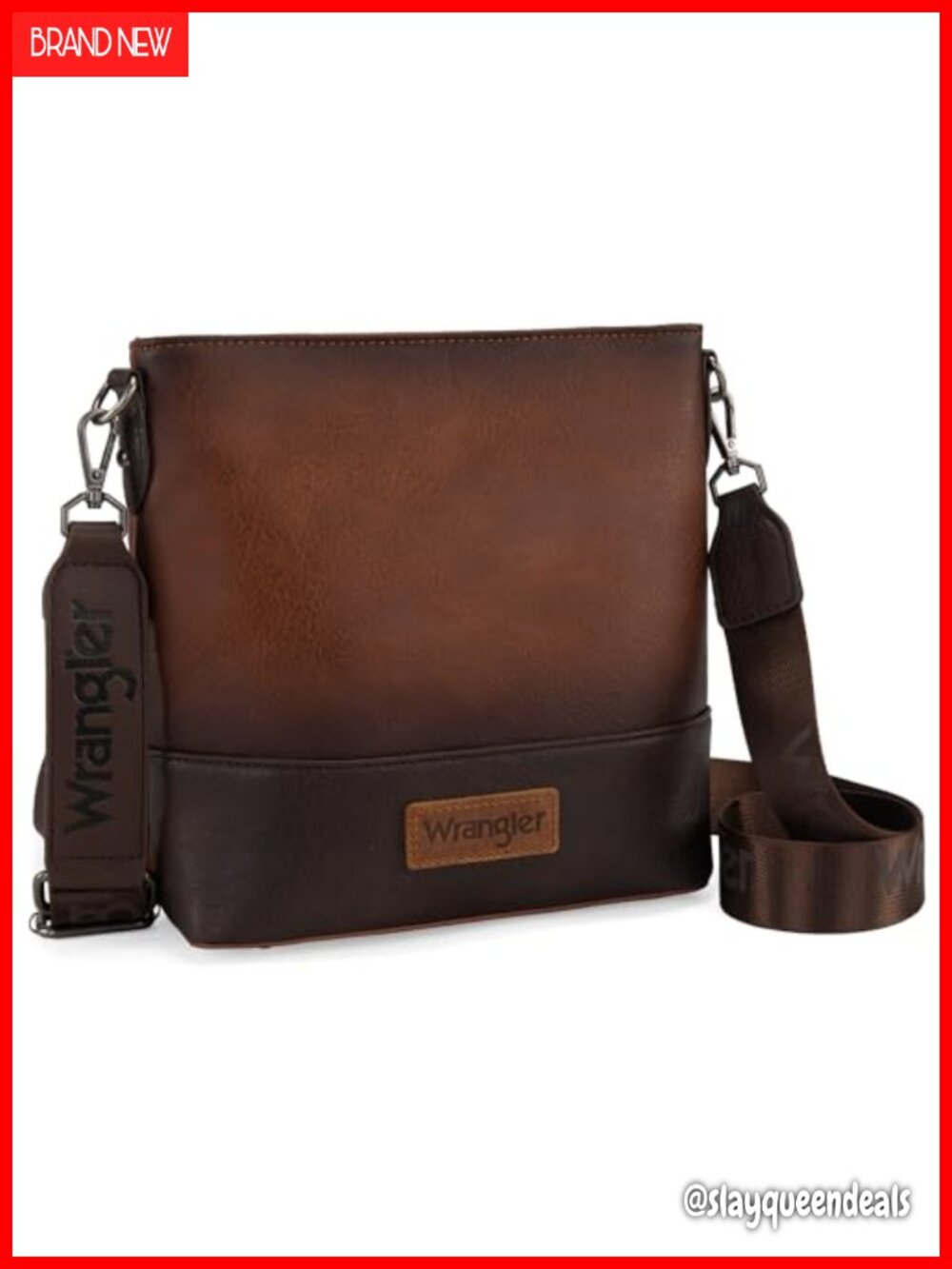 Vegan Leather Crossbody Shoulder Bag Handbag Compact Spacious Everyday Purse